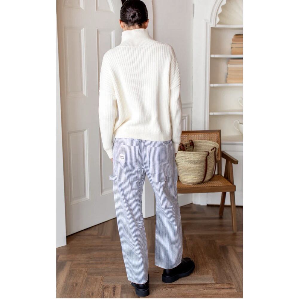 Emerson Fry Love Thomas Family Cargo Pants Indigo Stripe Organic - Picture 3 of 6
